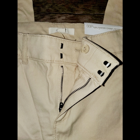 Loft Petite Girlfriend Chinos Size 00P - Picture 2 of 6